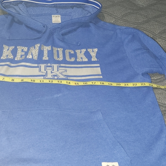 VICTORIA'S SECRET PINK KENTUCKY WILDCATS HOODIE SIZE LARGE BLING PULLOVER - Picture 8 of 12